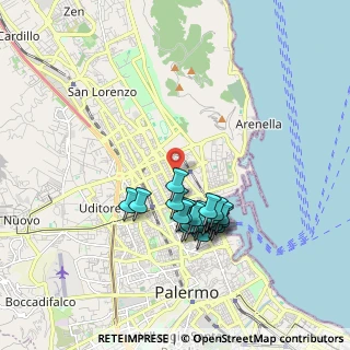 Mappa 90143 Palermo PA, Italia (1.775)