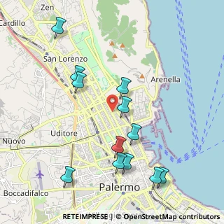 Mappa 90143 Palermo PA, Italia (2.44417)
