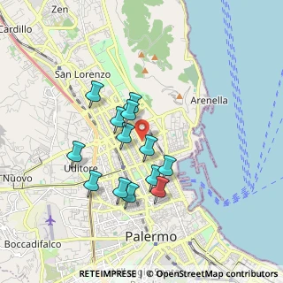 Mappa 90143 Palermo PA, Italia (1.66462)