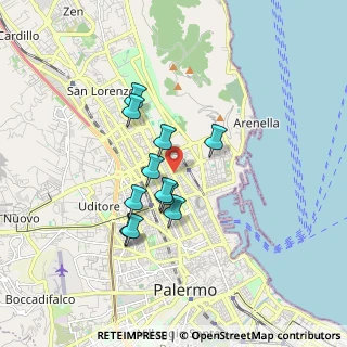 Mappa 90143 Palermo PA, Italia (1.52455)