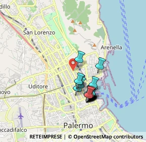 Mappa 90143 Palermo PA, Italia (1.748)