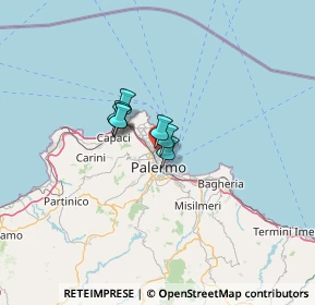 Mappa 90143 Palermo PA, Italia (44.4425)