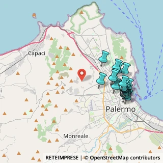 Mappa Via Pietro Sgadari di Lo Monaco, 90145 Palermo PA, Italia (4.50389)