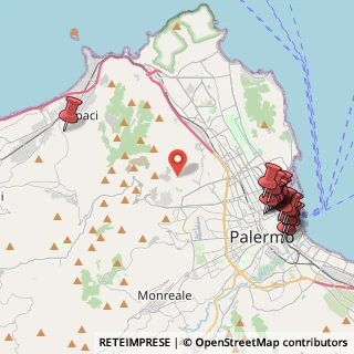 Mappa Via Pietro Sgadari di Lo Monaco, 90145 Palermo PA, Italia (5.868)