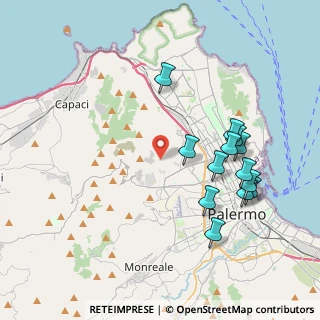 Mappa Via Pietro Sgadari di Lo Monaco, 90145 Palermo PA, Italia (4.49923)
