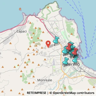 Mappa Via Pietro Sgadari di Lo Monaco, 90145 Palermo PA, Italia (4.42692)