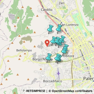 Mappa Via Pietro Sgadari di Lo Monaco, 90145 Palermo PA, Italia (1.47727)