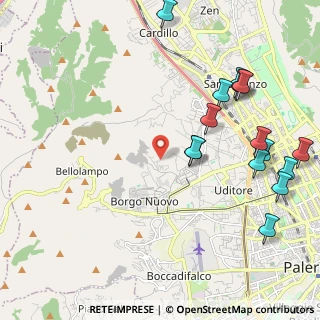 Mappa Via Pietro Sgadari di Lo Monaco, 90145 Palermo PA, Italia (2.84133)