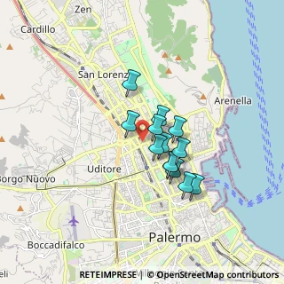 Mappa 90144 Palermo PA, Italia (1.30077)