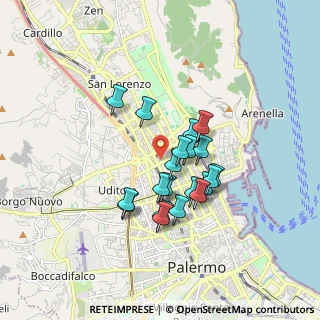 Mappa 90144 Palermo PA, Italia (1.524)