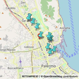 Mappa 90144 Palermo PA, Italia (1.64273)