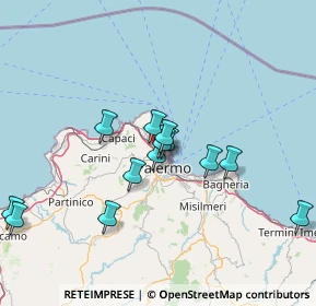 Mappa 90144 Palermo PA, Italia (14.96)