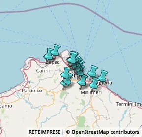 Mappa 90144 Palermo PA, Italia (7.623)