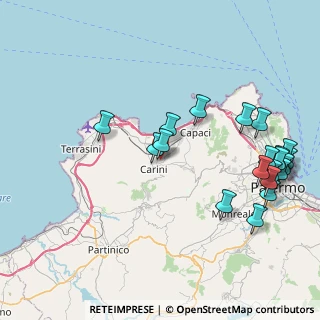 Mappa Via Antonello da Messina, 90044 Carini PA, Italia (10.7265)