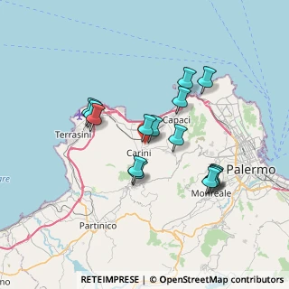 Mappa Via Antonello da Messina, 90044 Carini PA, Italia (7.086)