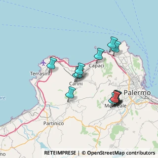 Mappa Via Antonello da Messina, 90044 Carini PA, Italia (7.56286)