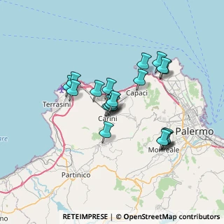 Mappa Via Antonello da Messina, 90044 Carini PA, Italia (6.3225)