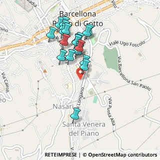 Mappa Via Venezia, 98051 Barcellona Pozzo di Gotto ME, Italia (0.505)