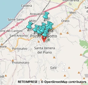Mappa Via Venezia, 98051 Barcellona Pozzo di Gotto ME, Italia (1.09727)