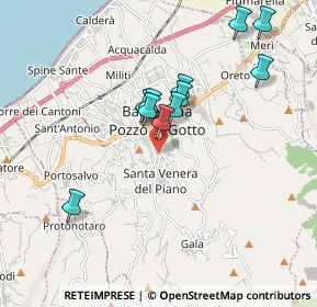 Mappa Via Venezia, 98051 Barcellona Pozzo di Gotto ME, Italia (1.85727)