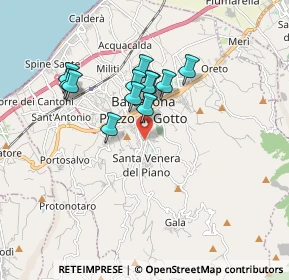 Mappa Via Venezia, 98051 Barcellona Pozzo di Gotto ME, Italia (1.5825)