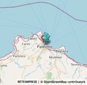 Mappa PALERMO, 90144 Palermo PA, Italia (56.63667)