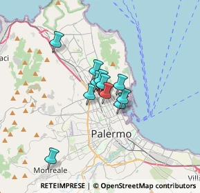 Mappa PALERMO, 90144 Palermo PA, Italia (2.18091)