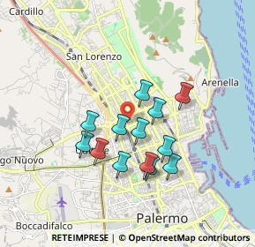 Mappa 90144 Palermo PA, Italia (1.58154)