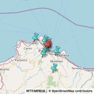 Mappa Via Alberto Rallo, 90142 Palermo PA, Italia (6.24727)