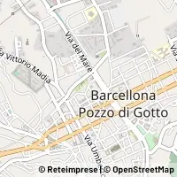 Mapa Barcellona Pozzo di Gotto