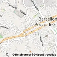 Karte Barcellona Pozzo di Gotto