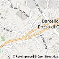 Hartă Barcellona Pozzo di Gotto