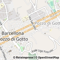 Hartă Barcellona Pozzo di Gotto