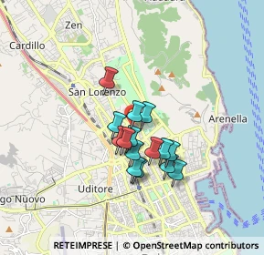 Mappa V.le della Croce Rossa, 90146 Palermo PA, Italia (1.32467)