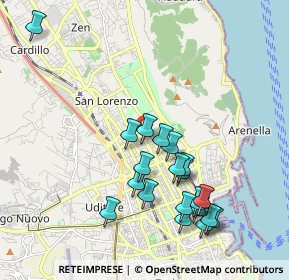 Mappa V.le della Croce Rossa, 90146 Palermo PA, Italia (2.231)