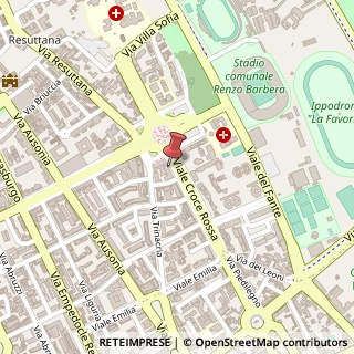 Mappa Viale della Croce Rossa, 54, 90144 Palermo, Palermo (Sicilia)