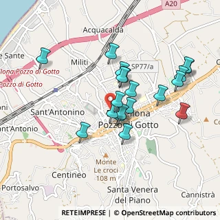 Mappa Via Matteo, 98051 Barcellona Pozzo di Gotto ME, Italia (0.91316)
