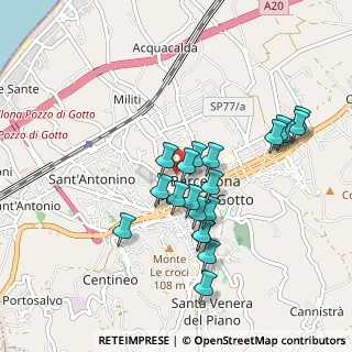 Mappa Via Matteo, 98051 Barcellona Pozzo di Gotto ME, Italia (0.9415)