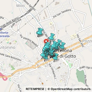 Mappa Via Matteo, 98051 Barcellona Pozzo di Gotto ME, Italia (0.2865)