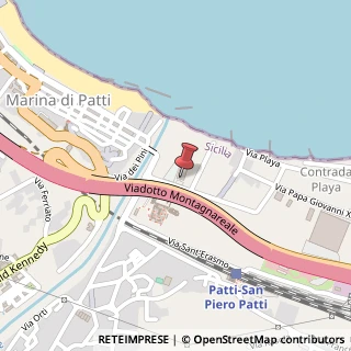 Mappa Via Papa Giovanni XXIII, 5, 98066 Patti, Messina (Sicilia)