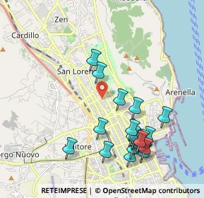 Mappa Via Lo Bianco Antonio, 90144 Palermo PA, Italia (2.377)