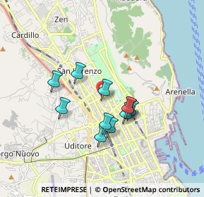 Mappa Via Lo Bianco Antonio, 90144 Palermo PA, Italia (1.51818)