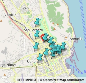 Mappa Via Lo Bianco Antonio, 90144 Palermo PA, Italia (1.45938)