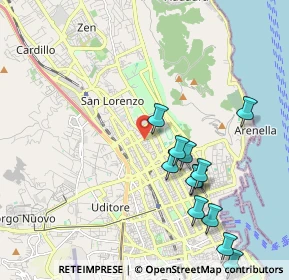 Mappa Via Lo Bianco Antonio, 90144 Palermo PA, Italia (2.4625)