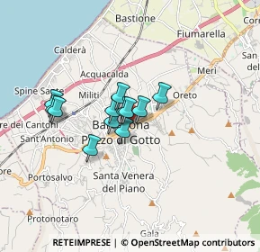 Mappa Via F. Cattafi, 98051 Barcellona Pozzo di Gotto ME, Italia (1.21333)