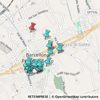 Mappa Via F. Cattafi, 98051 Barcellona Pozzo di Gotto ME, Italia (0.54)