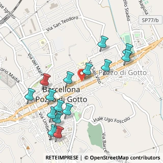 Mappa Via F. Cattafi, 98051 Barcellona Pozzo di Gotto ME, Italia (0.62333)