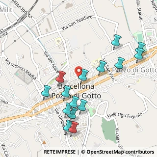 Mappa Piazza Sandro Pertini, 98051 Barcellona Pozzo di Gotto ME, Italia (0.612)