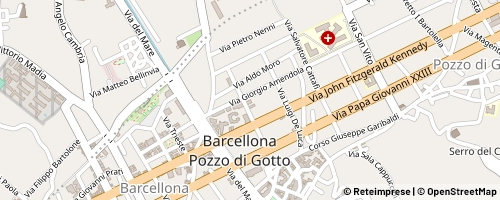 Mappa Barcellona Pozzo di Gotto
