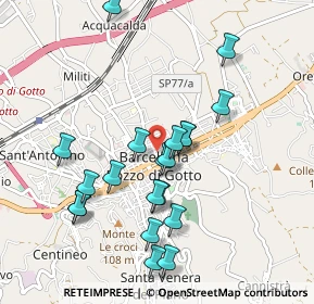 Mappa Piazza Sandro Pertini, 98051 Barcellona Pozzo di Gotto ME, Italia (1.033)